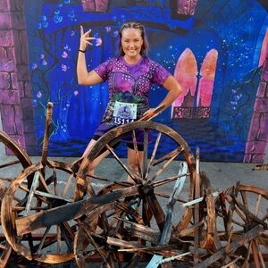 Disney Descendants Mal Graphic T-Shirt Dress